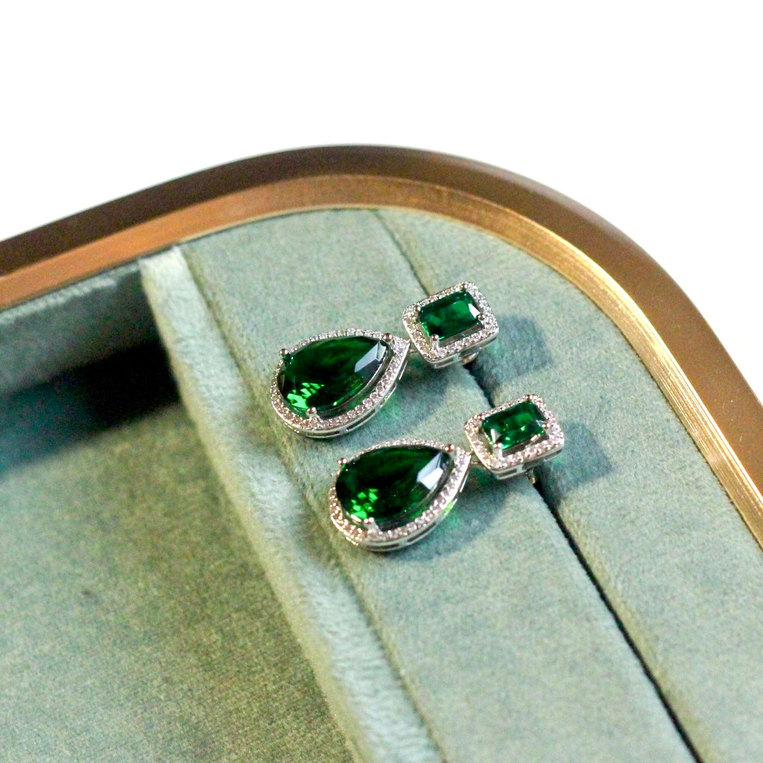 Mystic Emerald Earrings