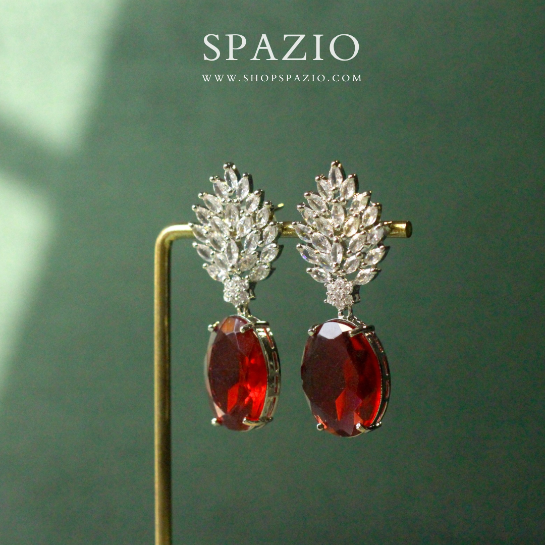 Scarlet Spark Earrings