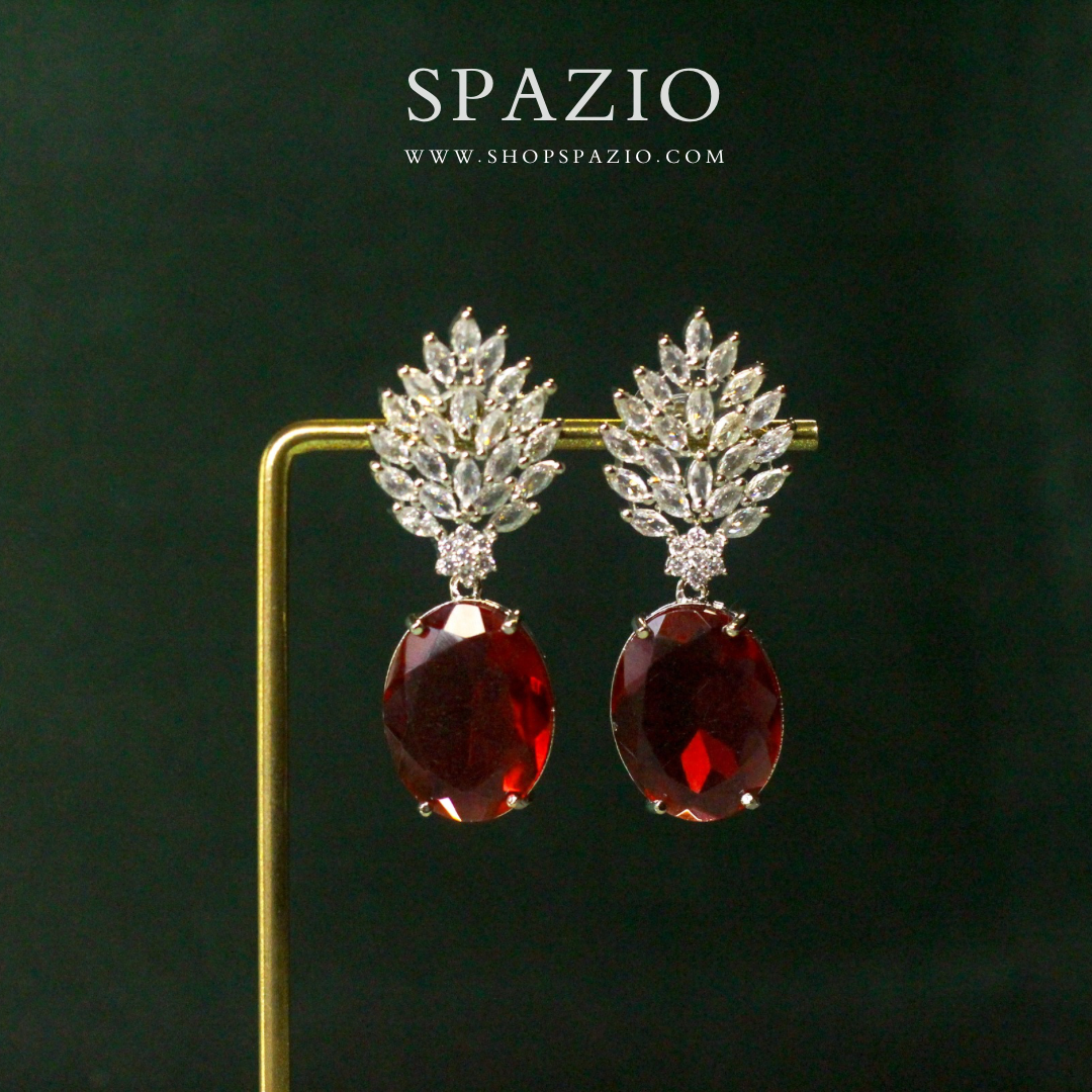 Scarlet Spark Earrings