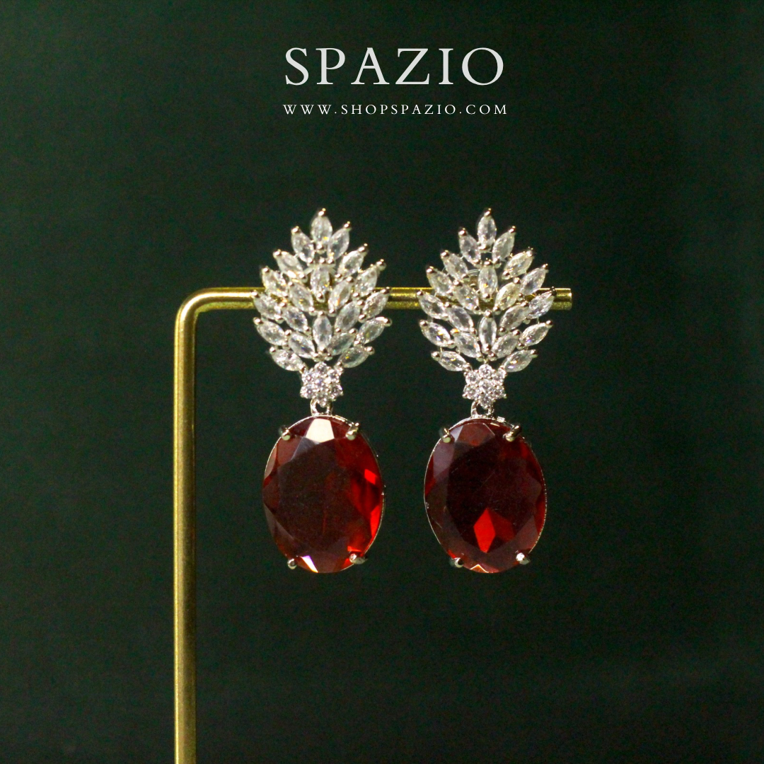 Scarlet Spark Earrings