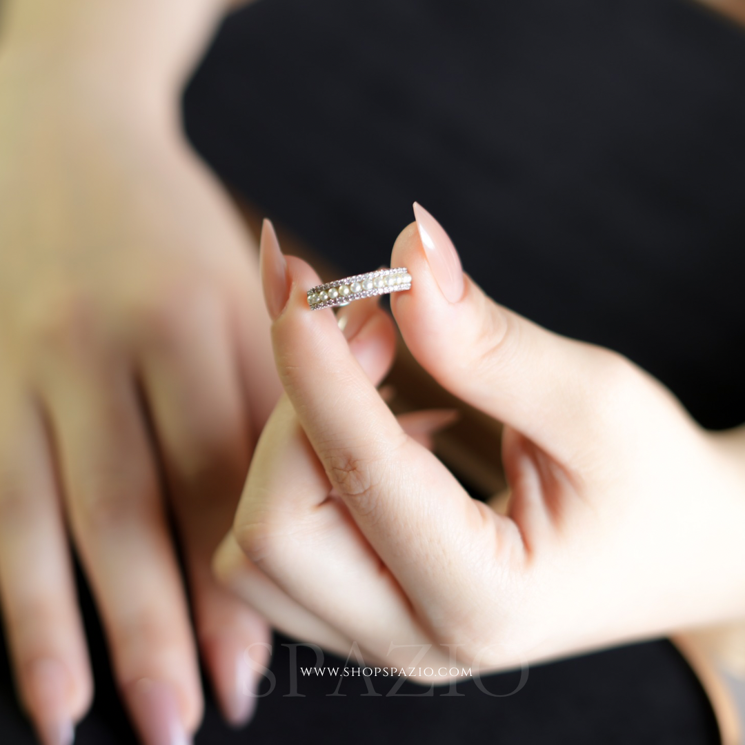 Lustre Line Ring-Adjustable