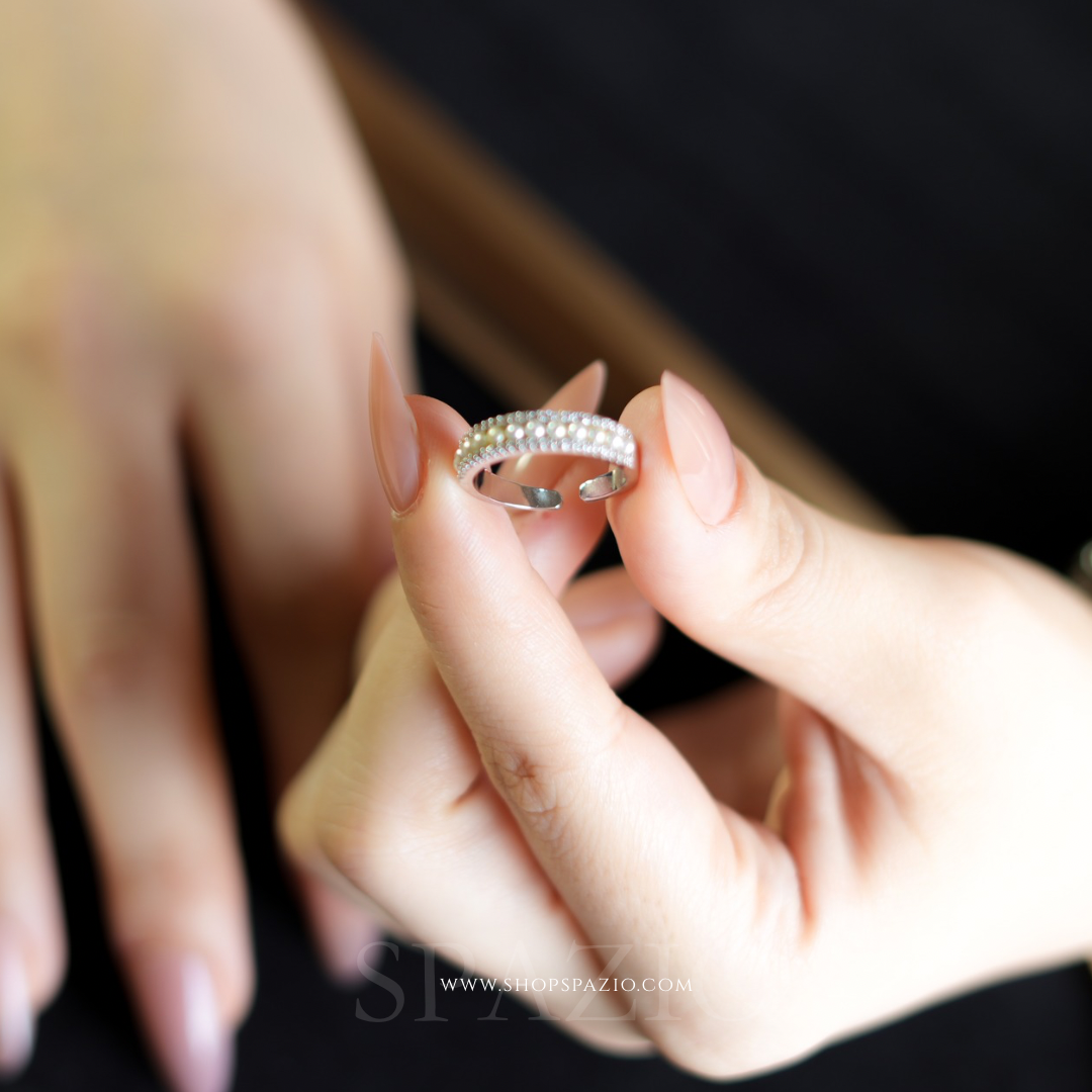 Lustre Line Ring-Adjustable