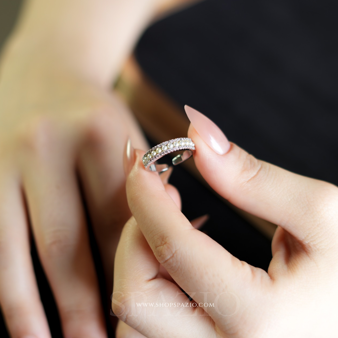 Lustre Line Ring-Adjustable