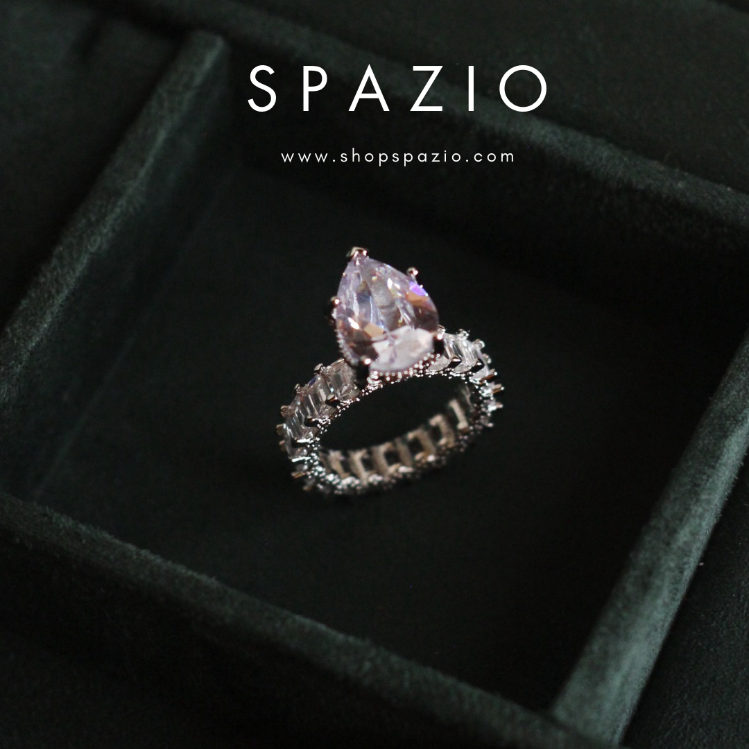 Pear Band Ring