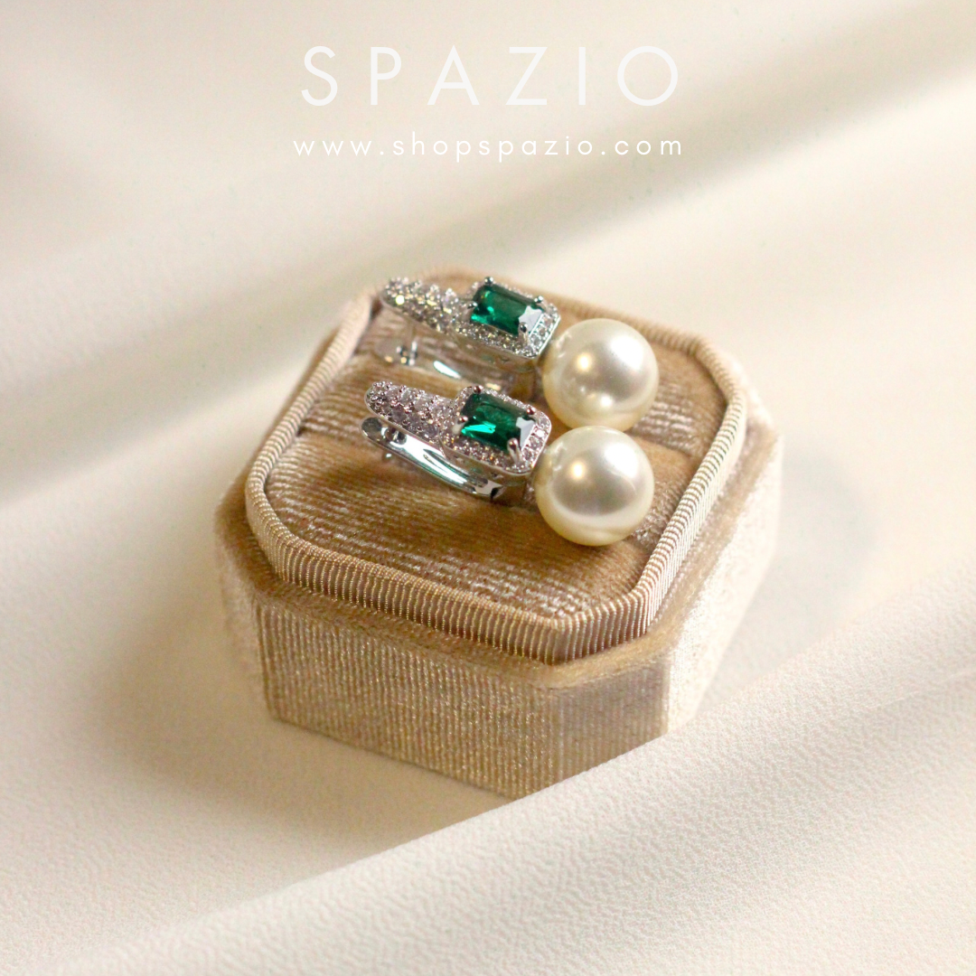 Emerald Luminance Earrings