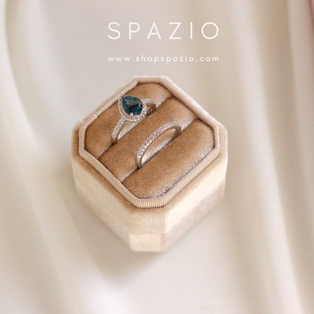 Ocean's Serenade Rings Set