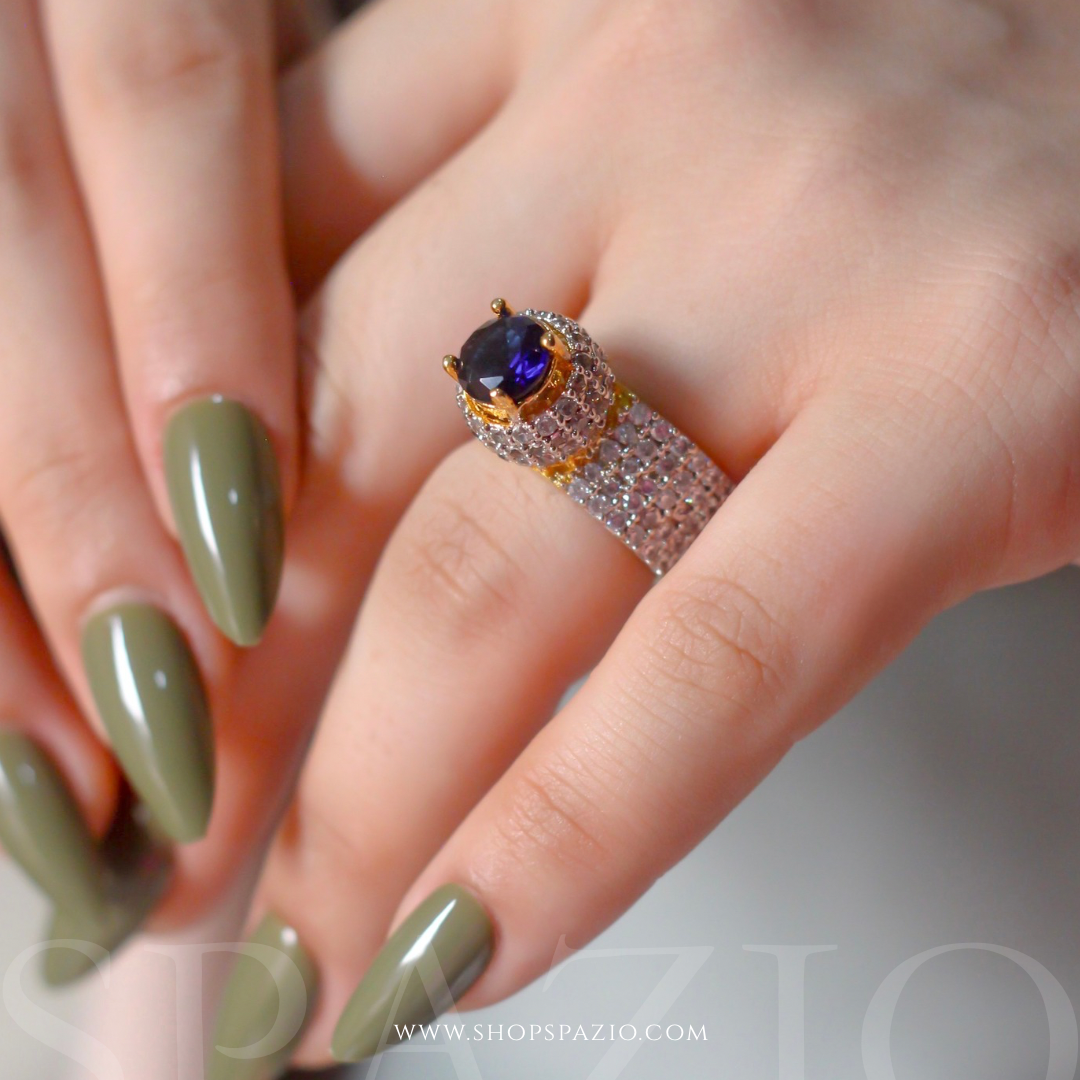 Royal Blue Ring - Adjustable