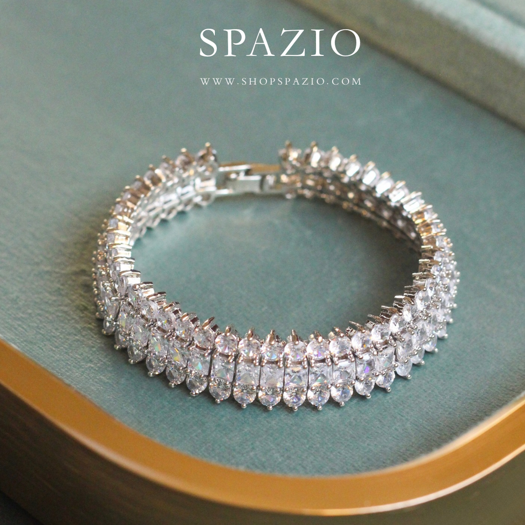 Silver Majesty CZ Bracelet
