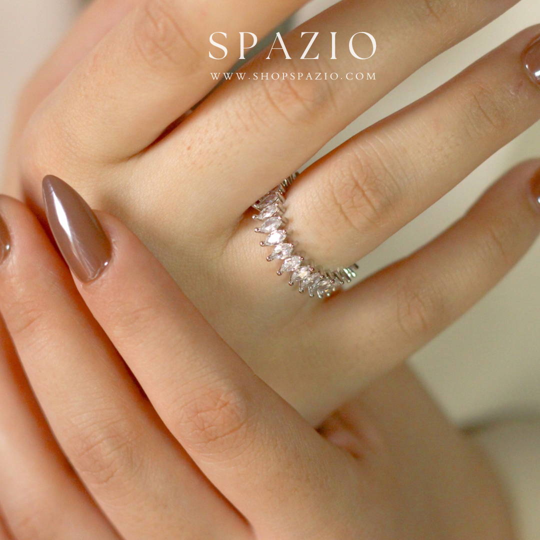 CZ Aurora Band Ring