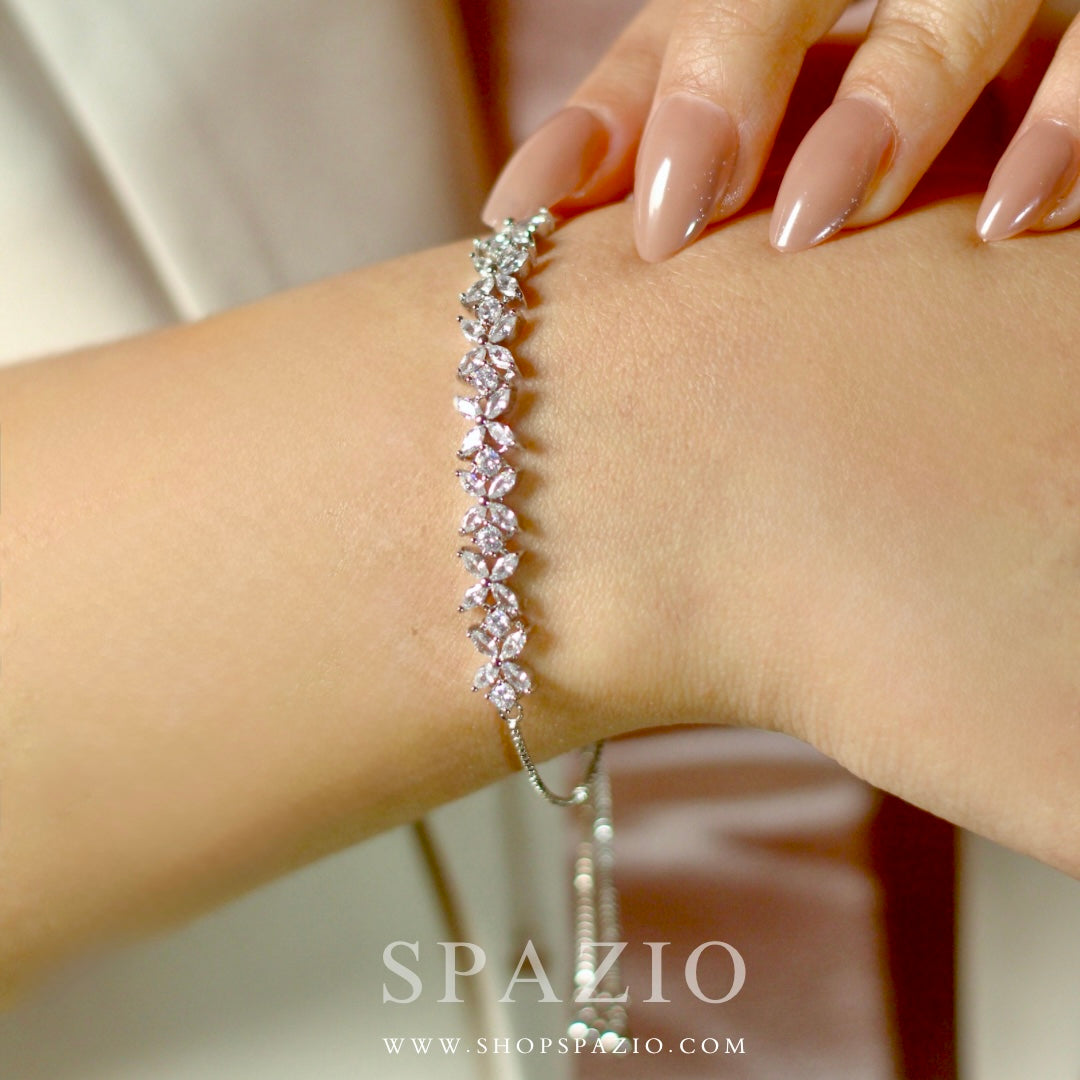 Petal Grace Bracelet-Adjustable