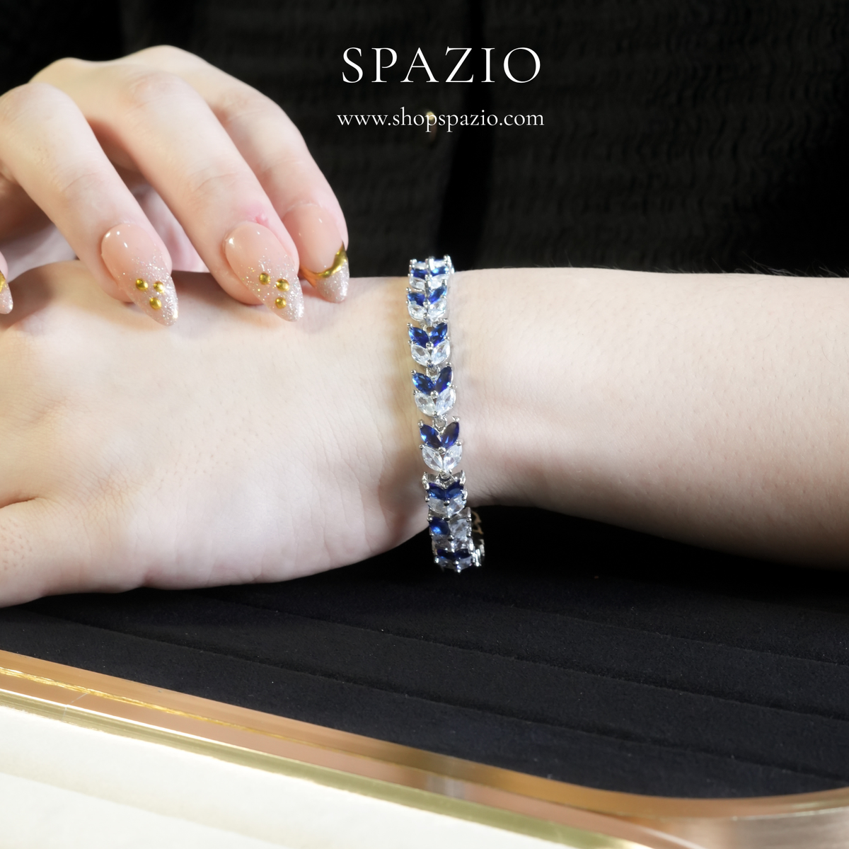 Azure Leaf Bracelet