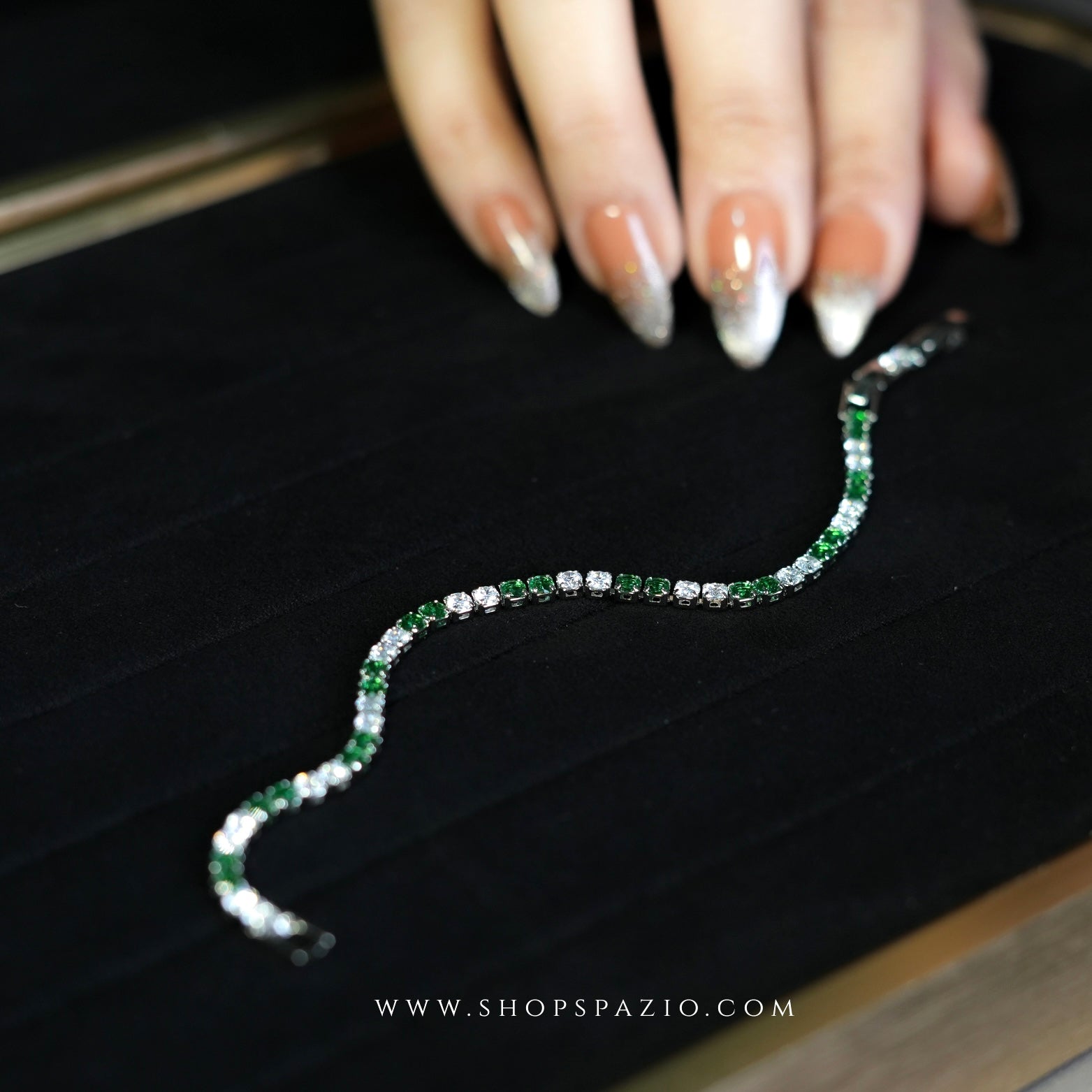 Tennis Emerald Bracelet
