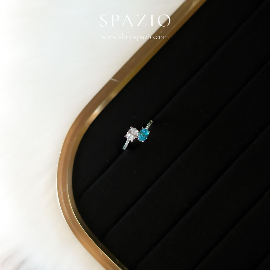 Duo Charm Ring - Adjustable