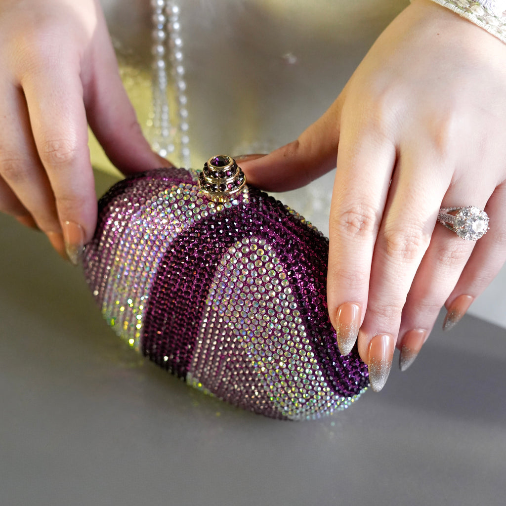 Aurora Clutch - Purple