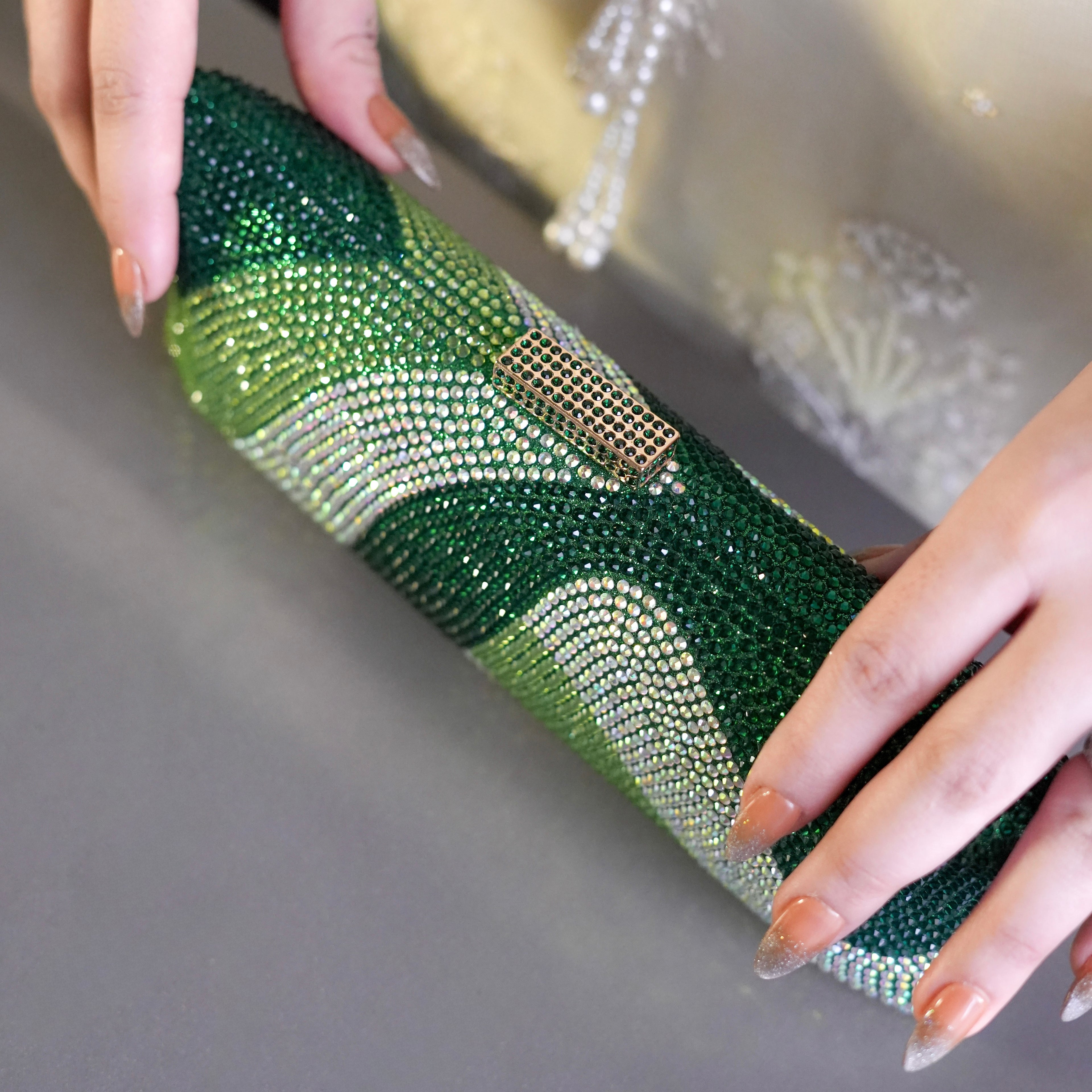 Midnight Clutch - Green