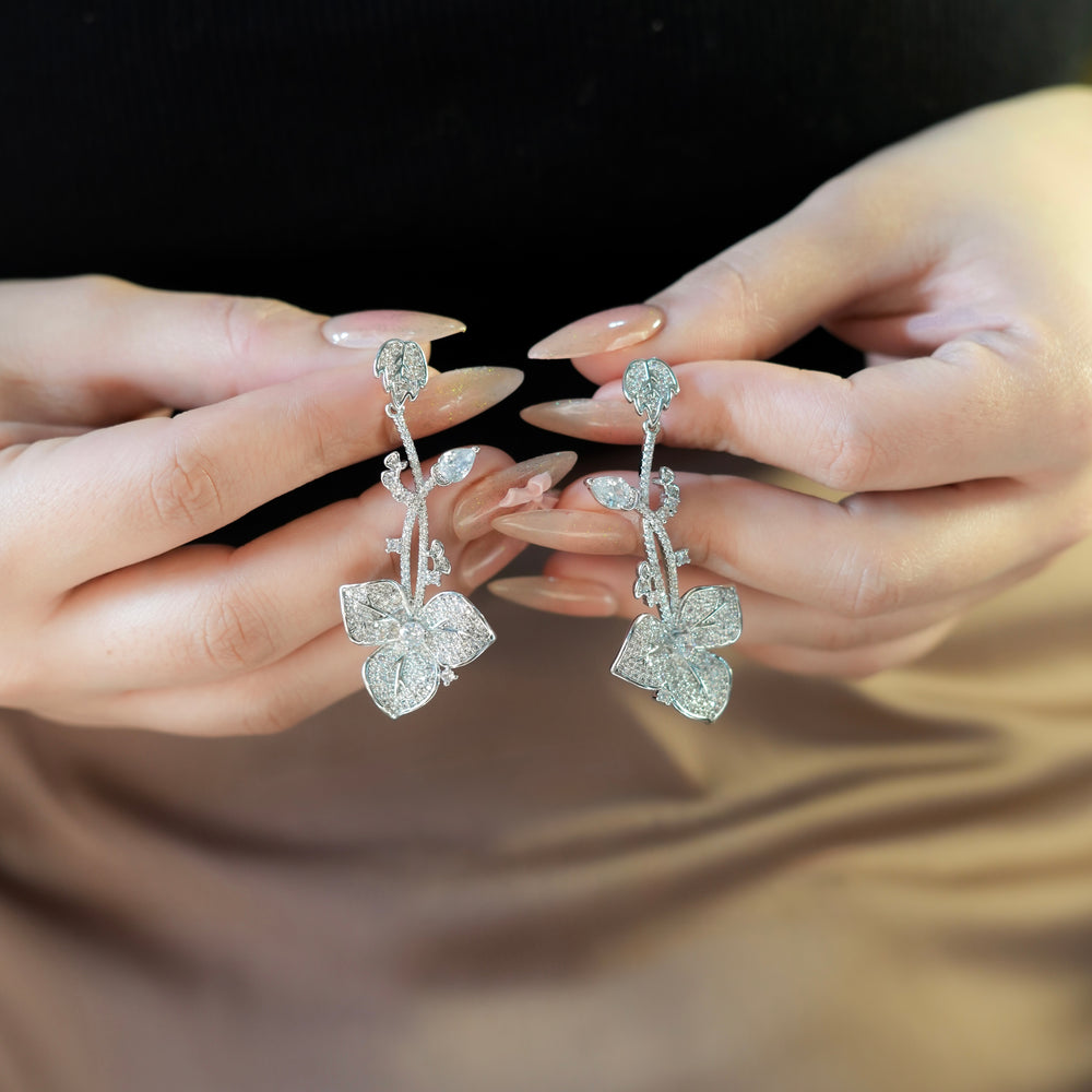 Rose Élan Drops - Silver