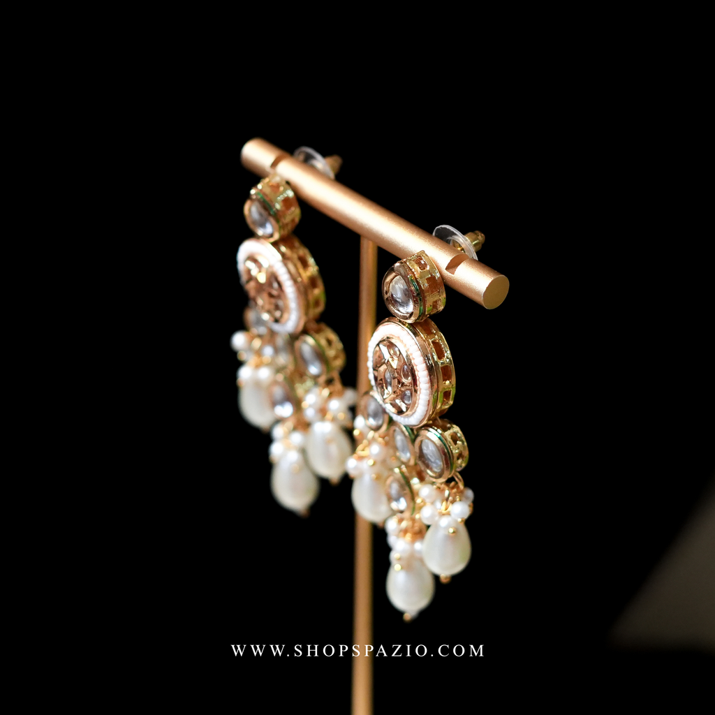 Kundan Choker Set - White