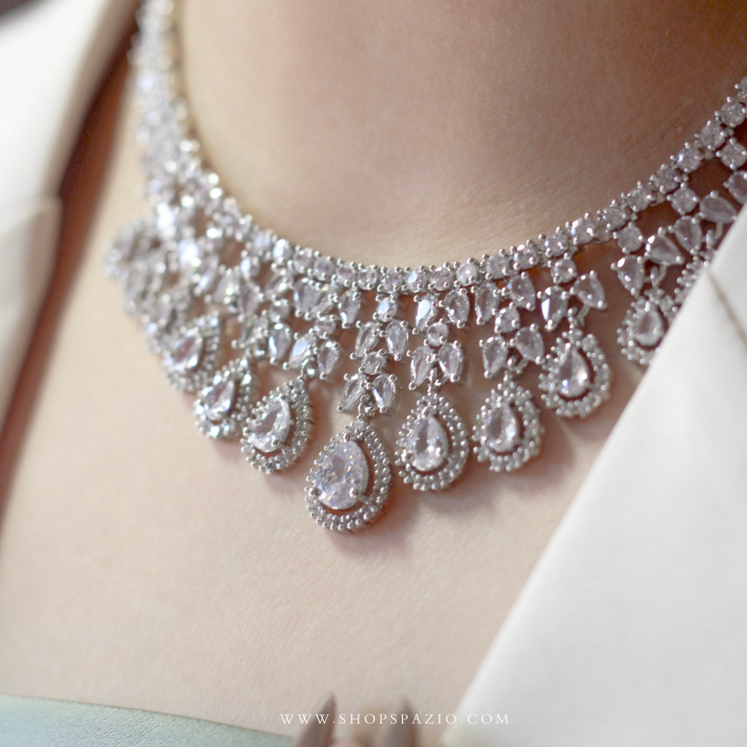 CZ Elegance Necklace Set