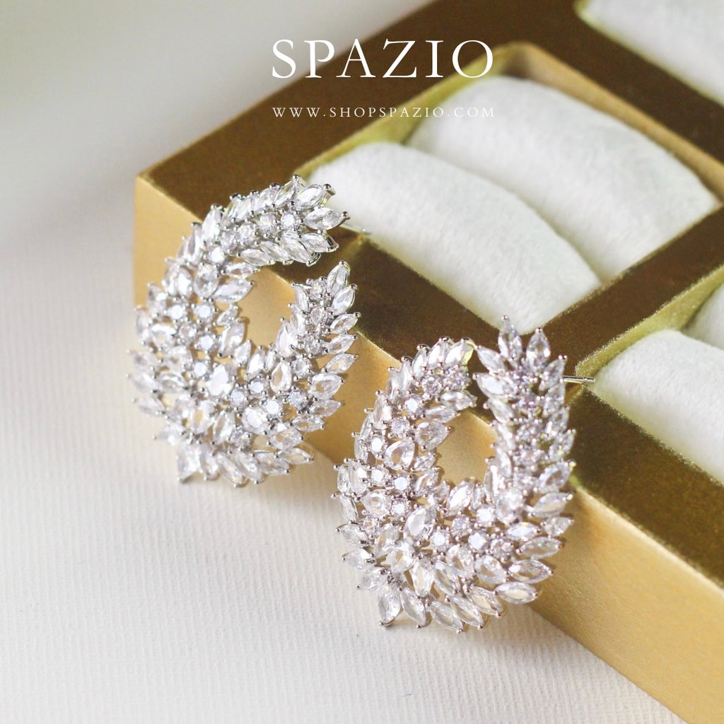 Frosted Radiance Earrings