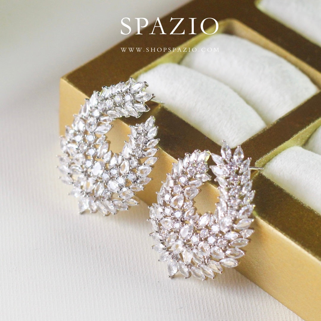 Frosted Radiance Earrings