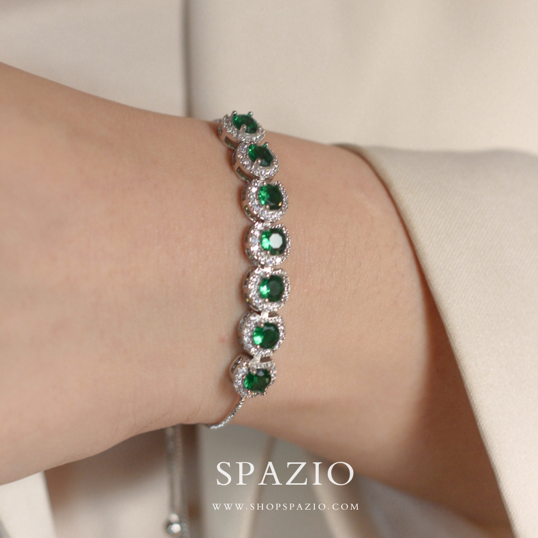Emerald Aura Bracelet