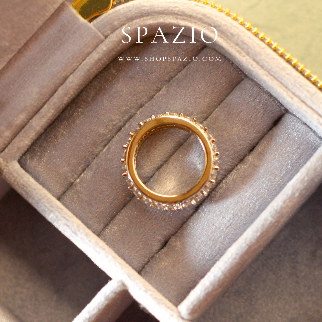 Sparkle Radiance CZ Band Ring