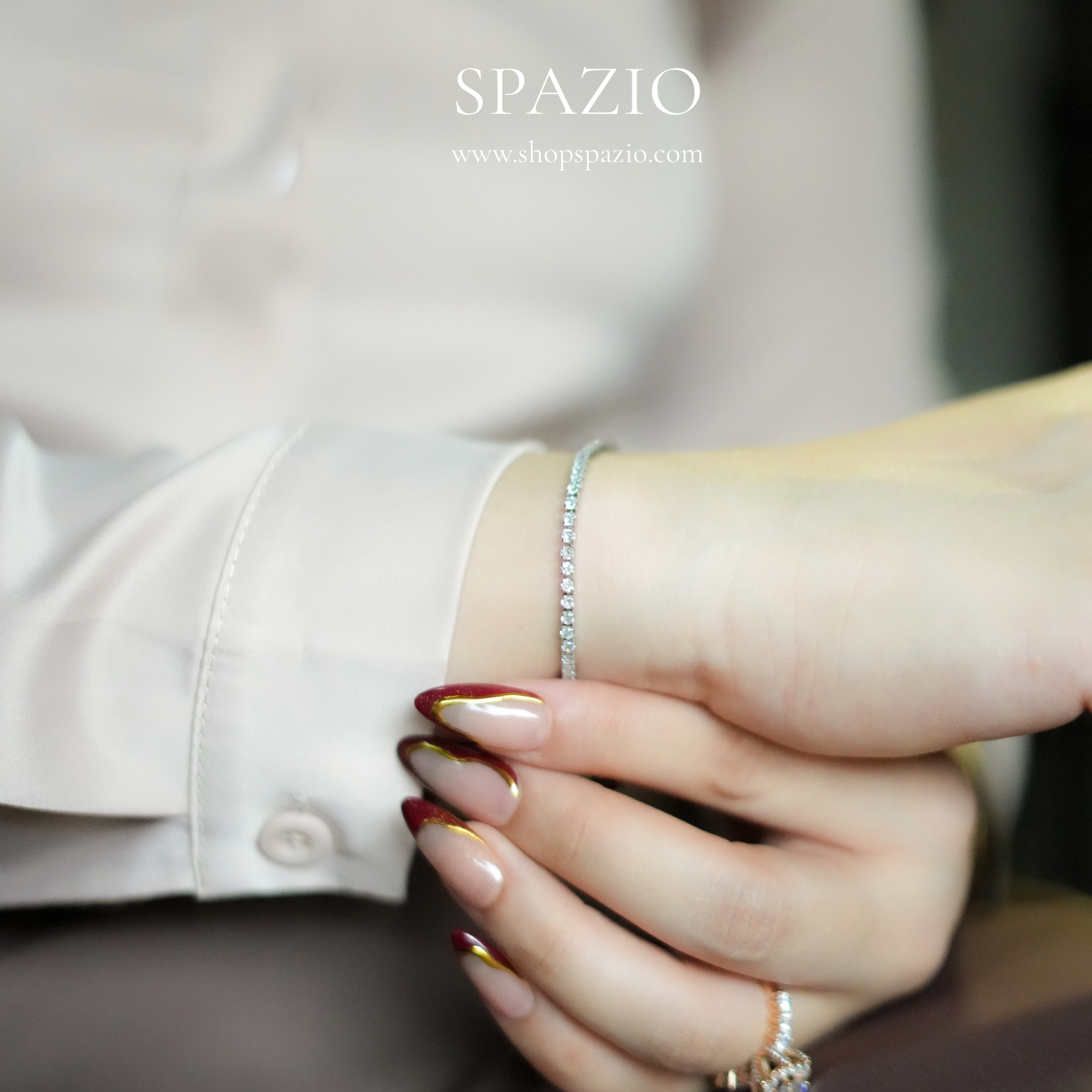 CZ Tennis Bracelet - Silver