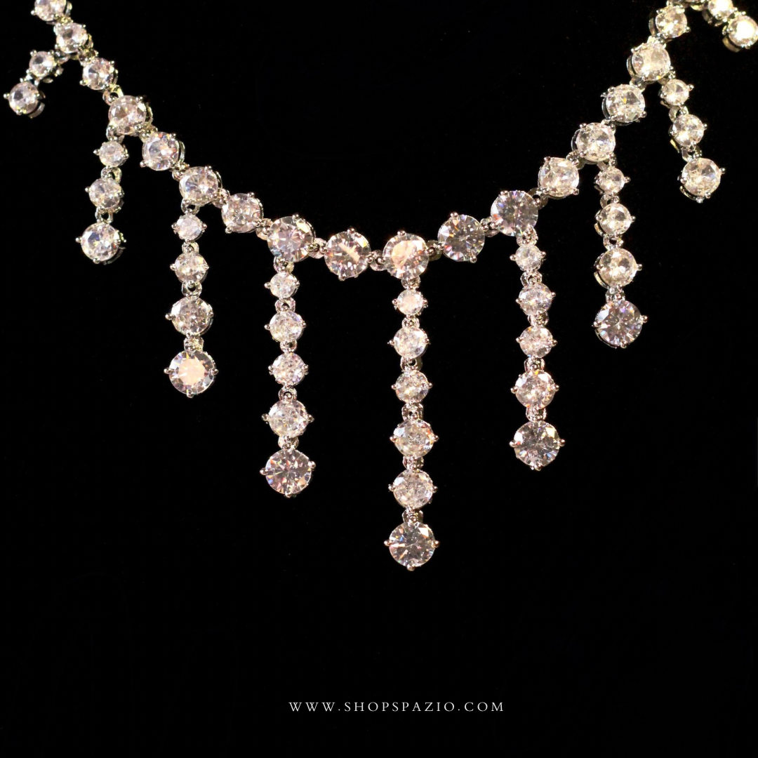 CZ Aurora Royale Necklace Set