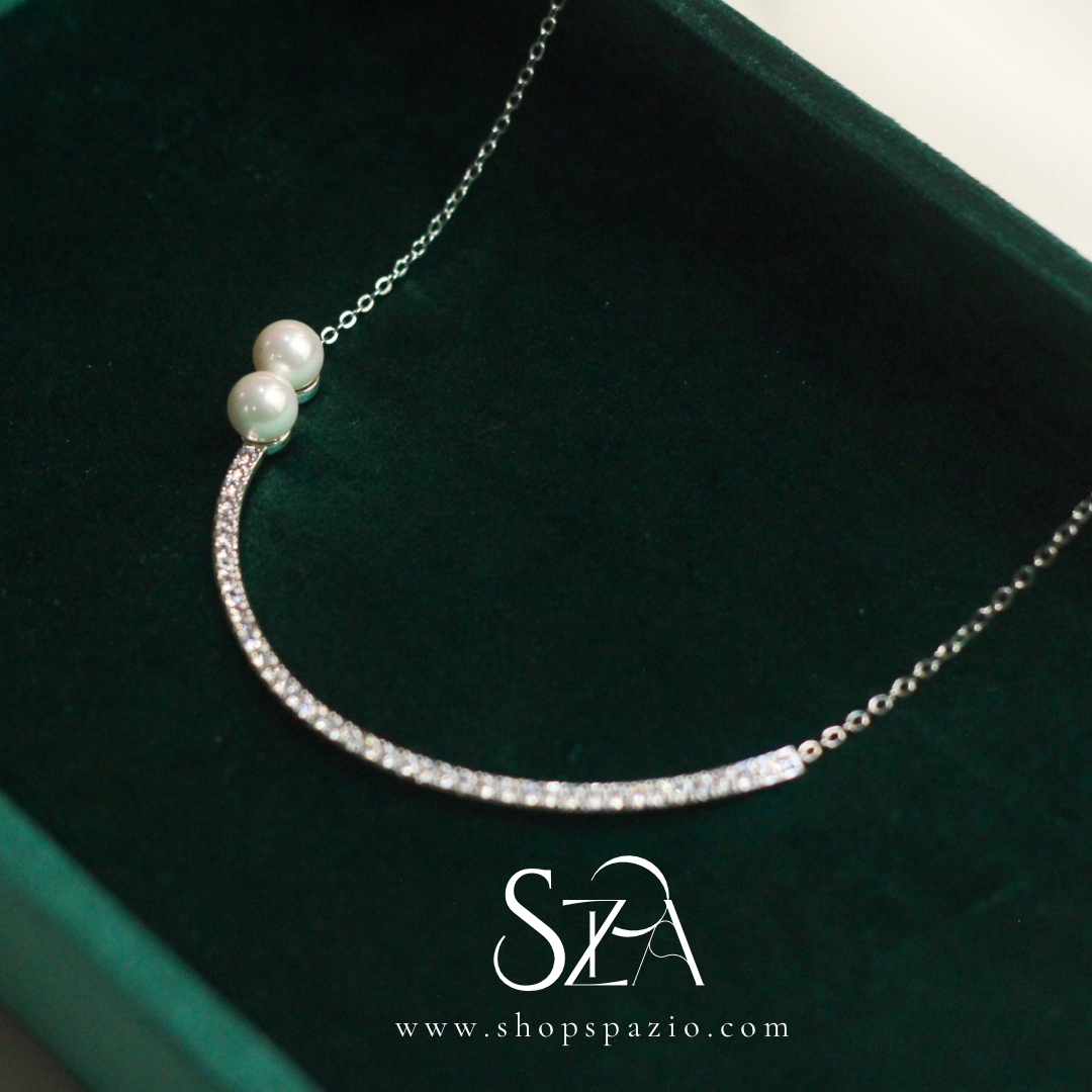 Moonlit Pearl Necklace