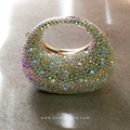 Crystal Halo Bag - Dull Gold