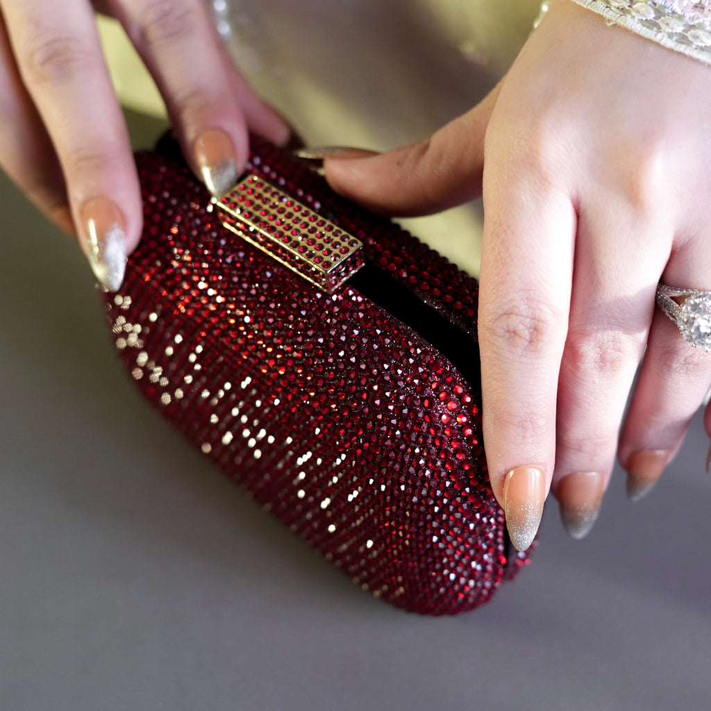 Ruby Night Clutch