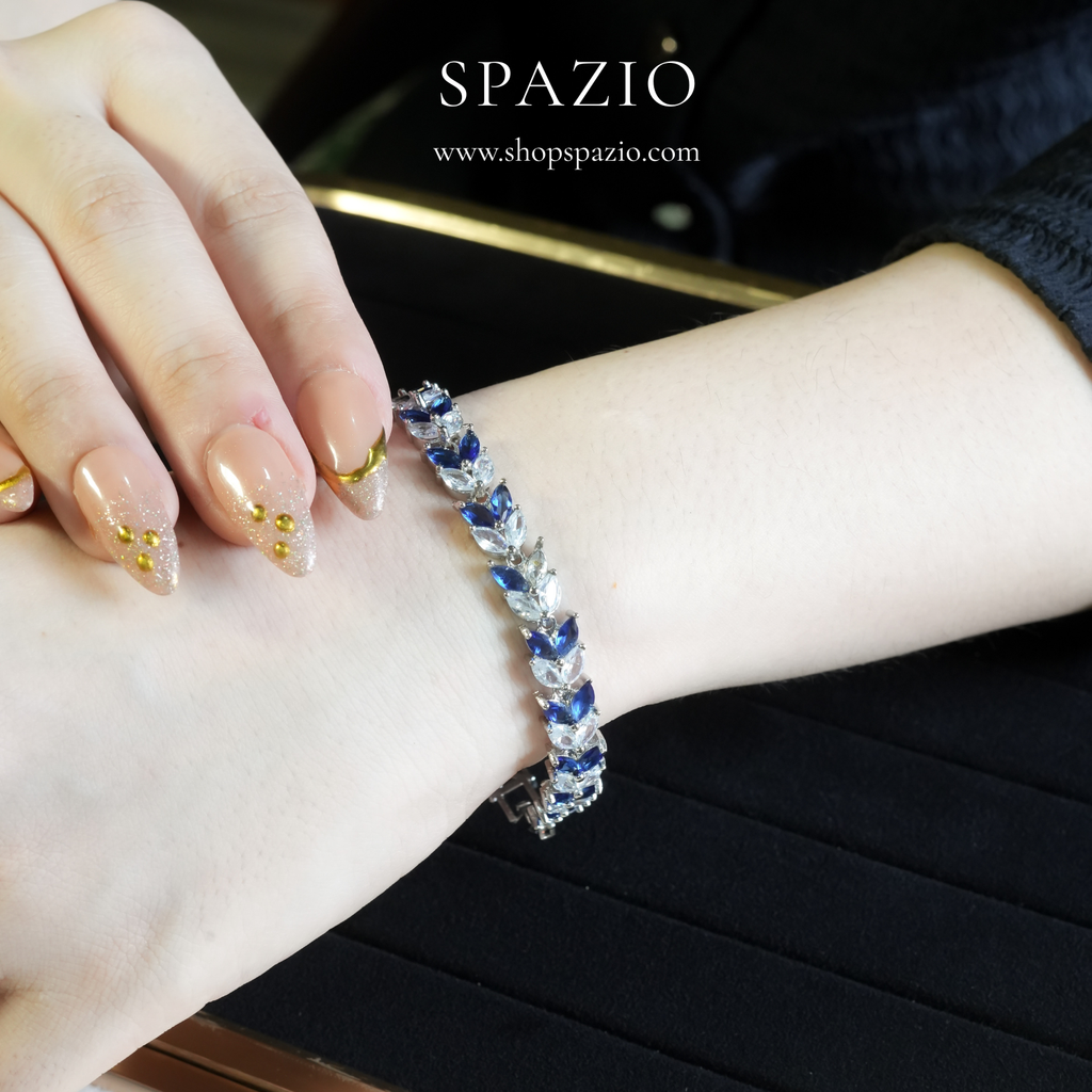 Azure Leaf Bracelet