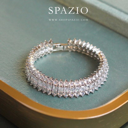 Silver Majesty CZ Bracelet