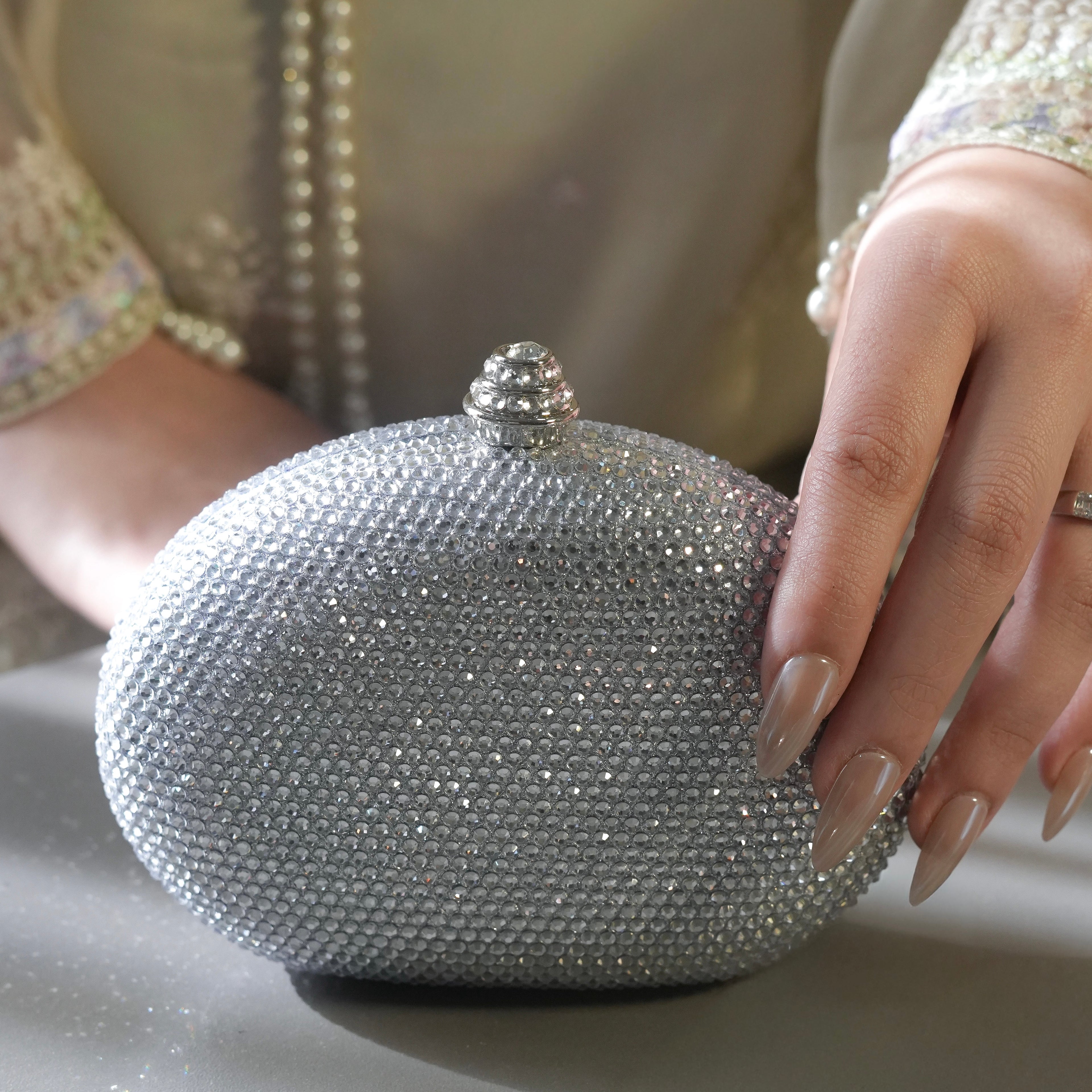 Cocktail Clutch - Silver