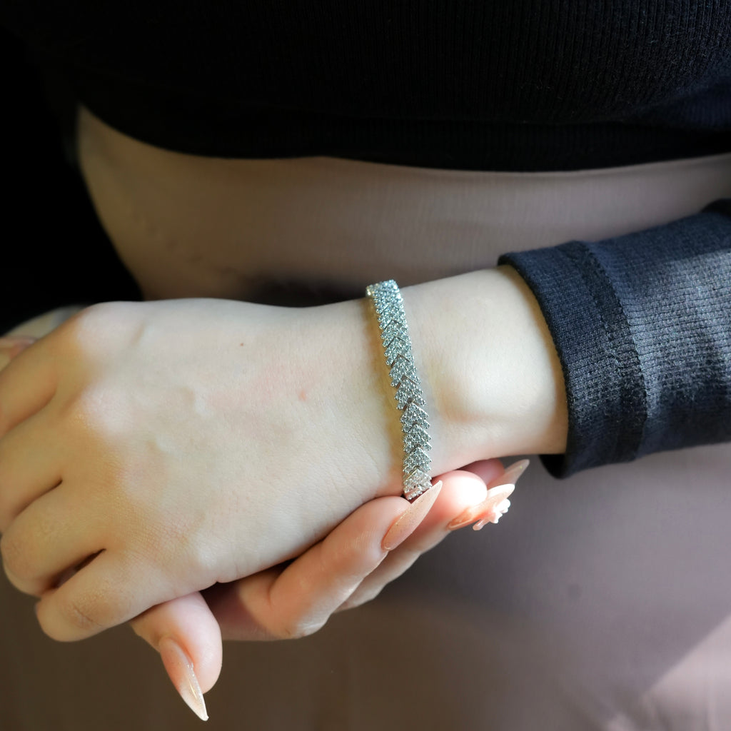 Virelle CZ Tennis Bracelet