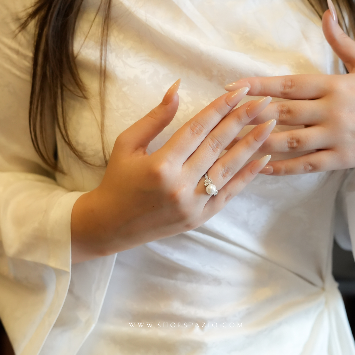 Pearl Petal Ring