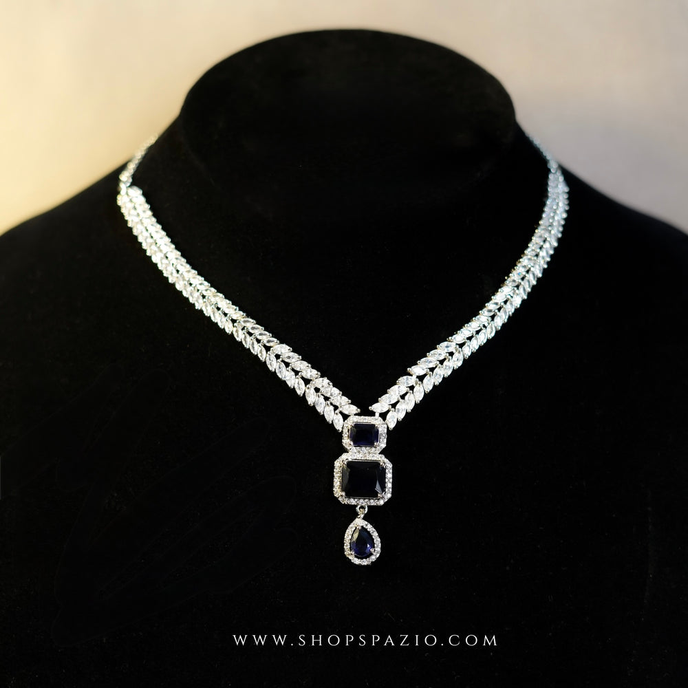 Fiora Necklace Set - Blue