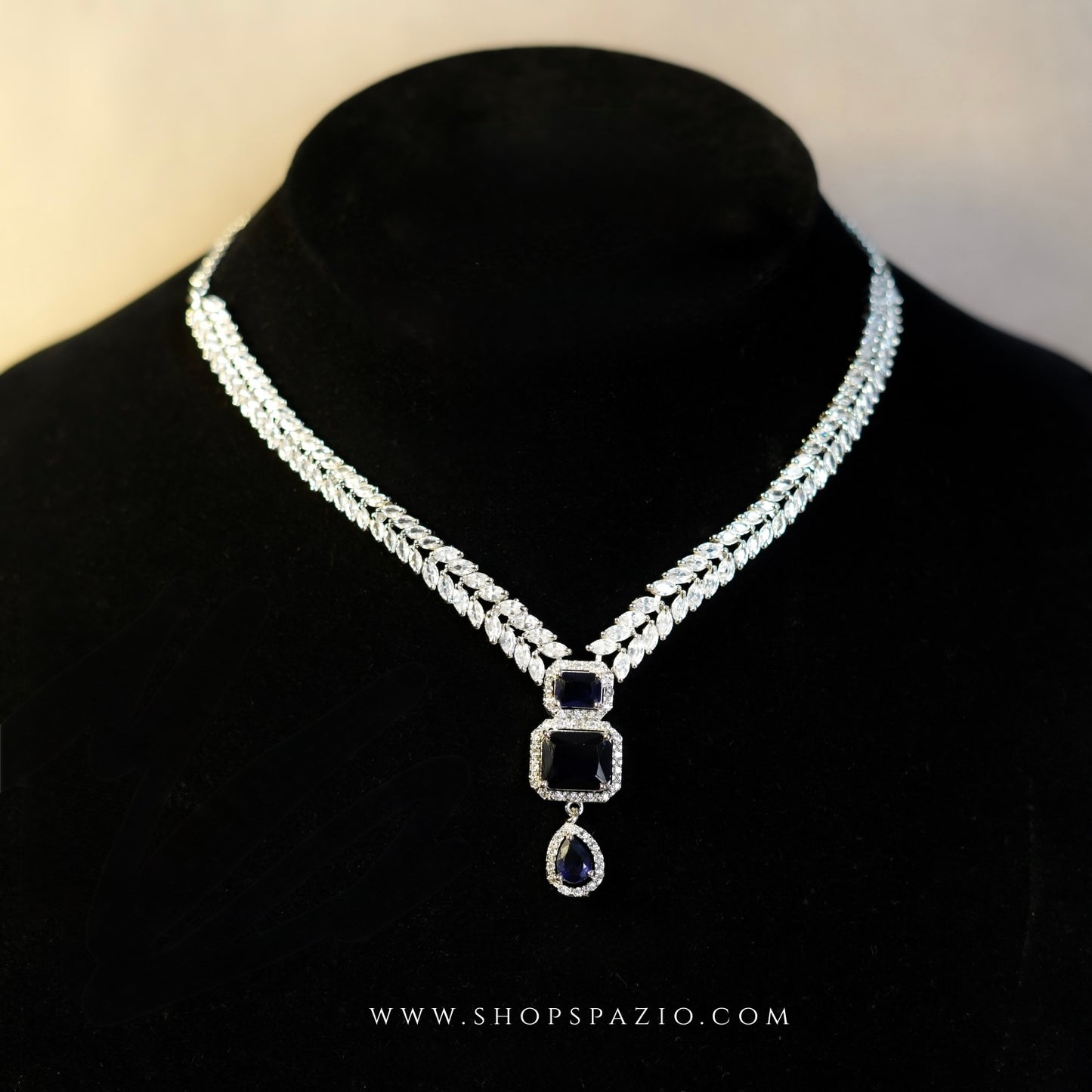 Fiora Necklace Set - Blue