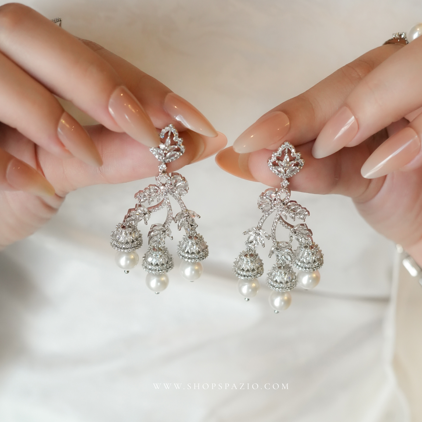 Imperial Pearl Chandelier Earrings