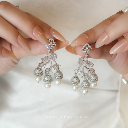 Imperial Pearl Chandelier Earrings