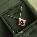 Classic Red CZ Pendant