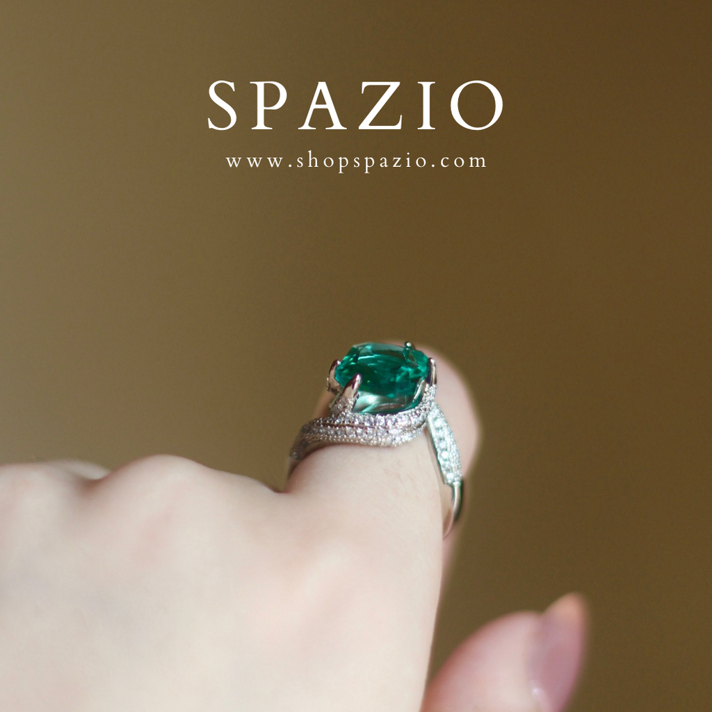 Teal Essence Ring-Adjustable