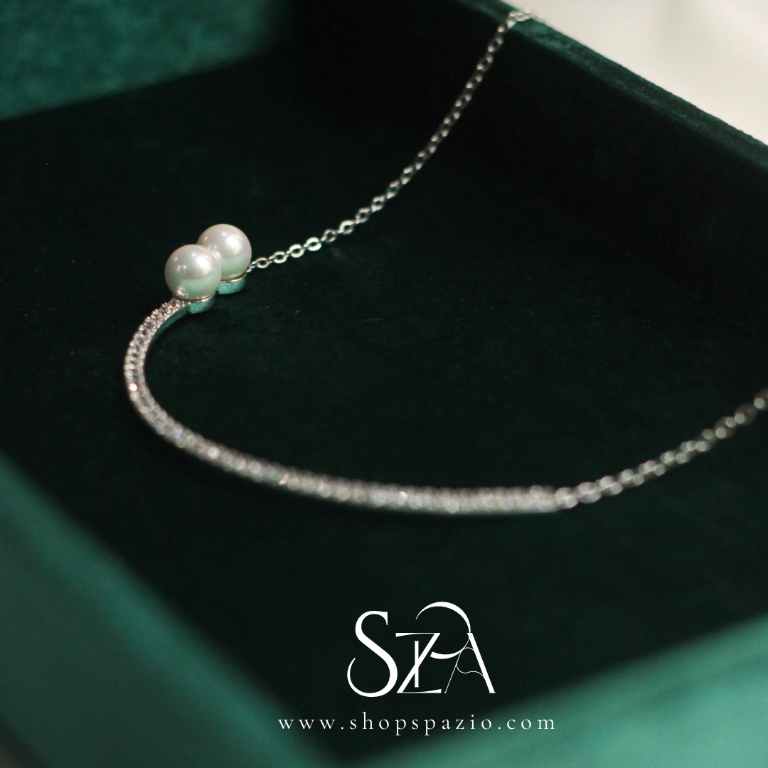 Moonlit Pearl Necklace