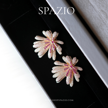 Rosé Radiance Studs