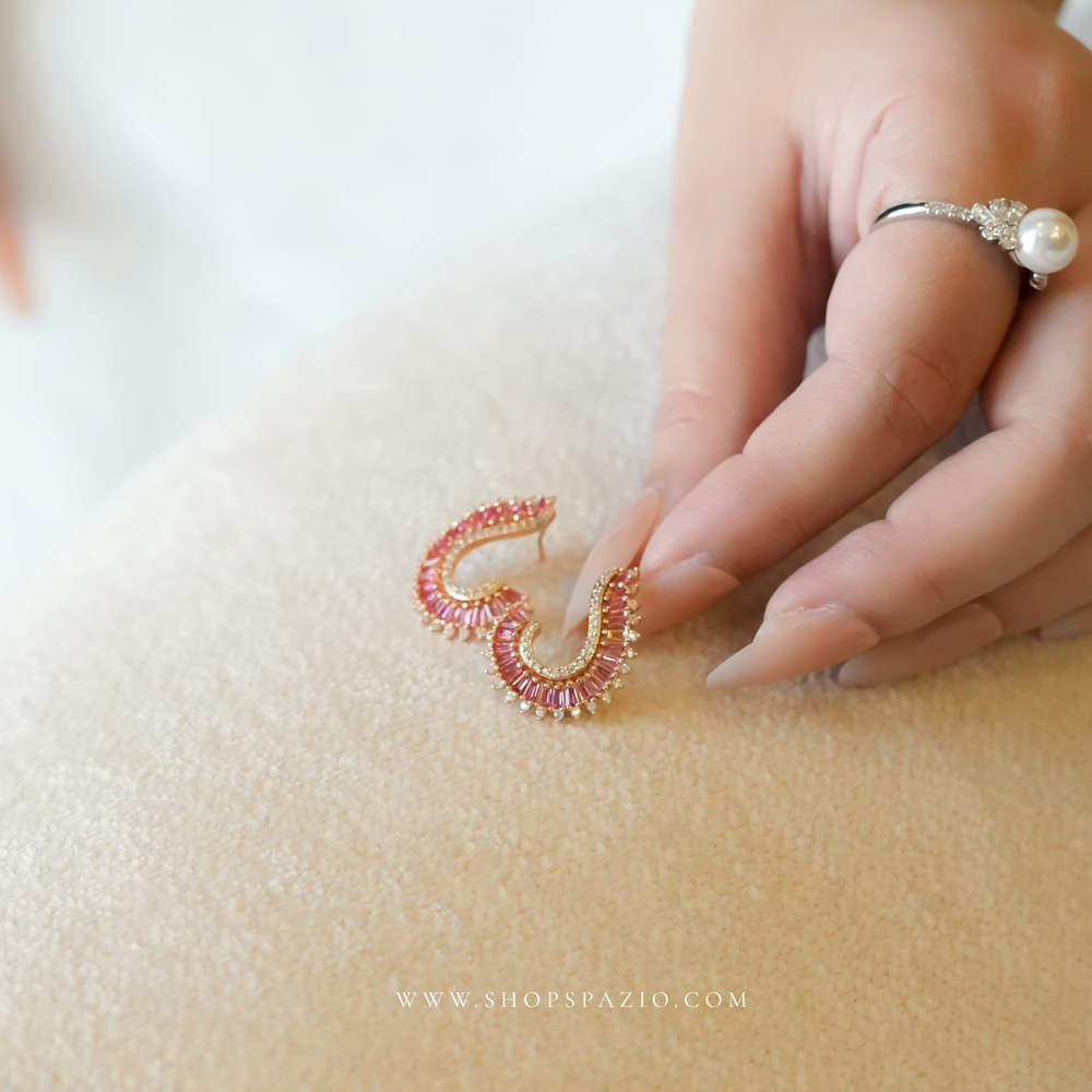 Blush Gold Studs