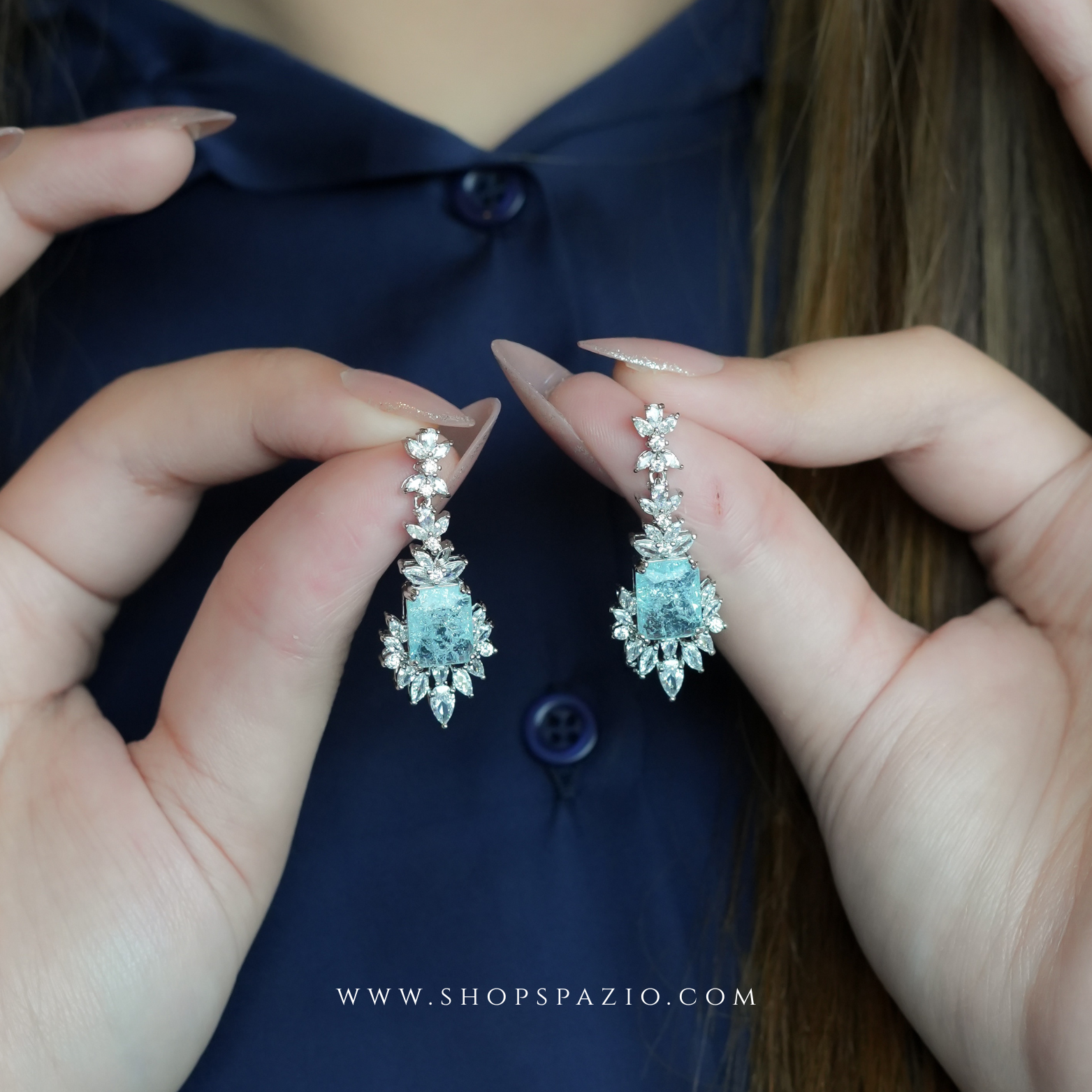 SkyLune Silver Earrings