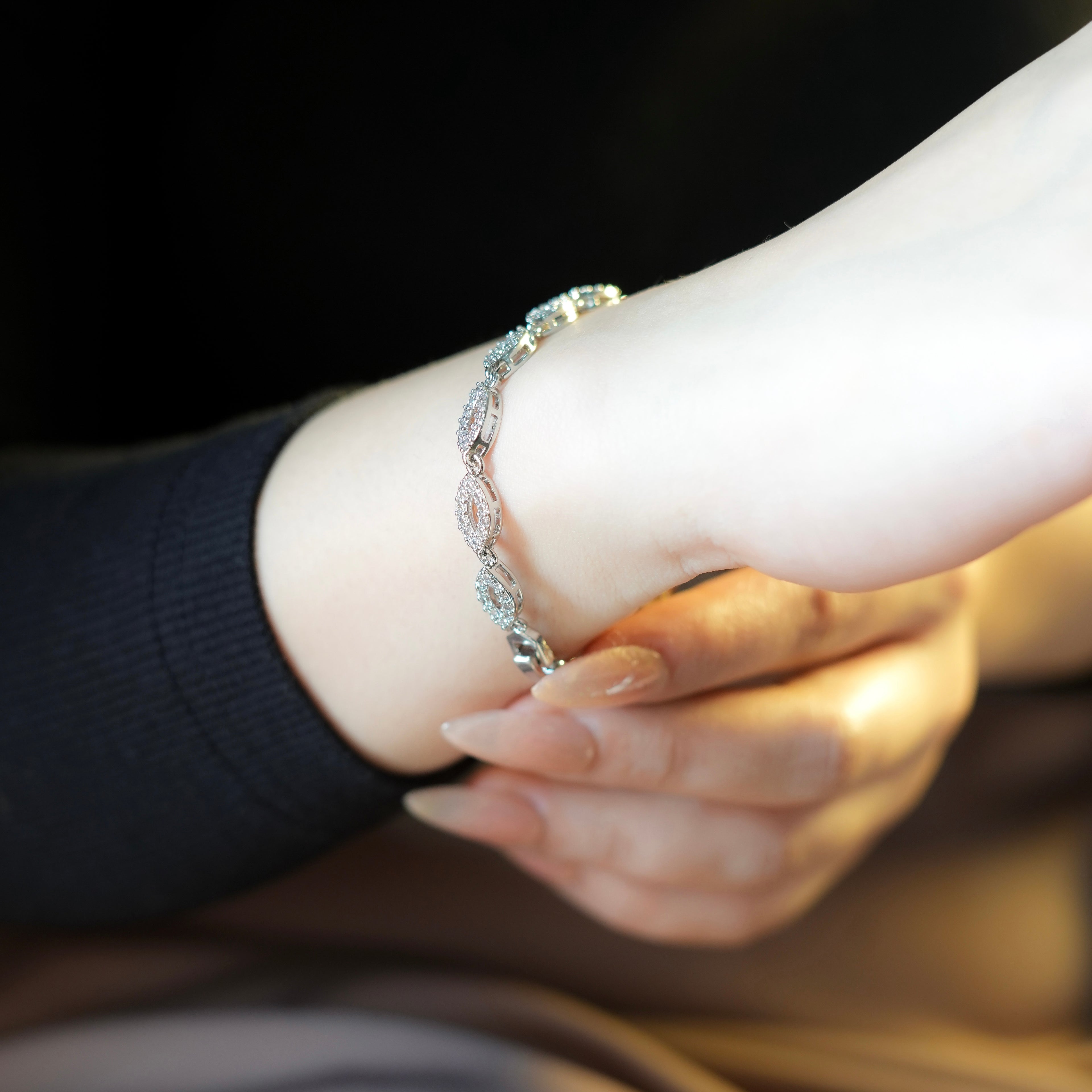 Silver Spark Bracelet