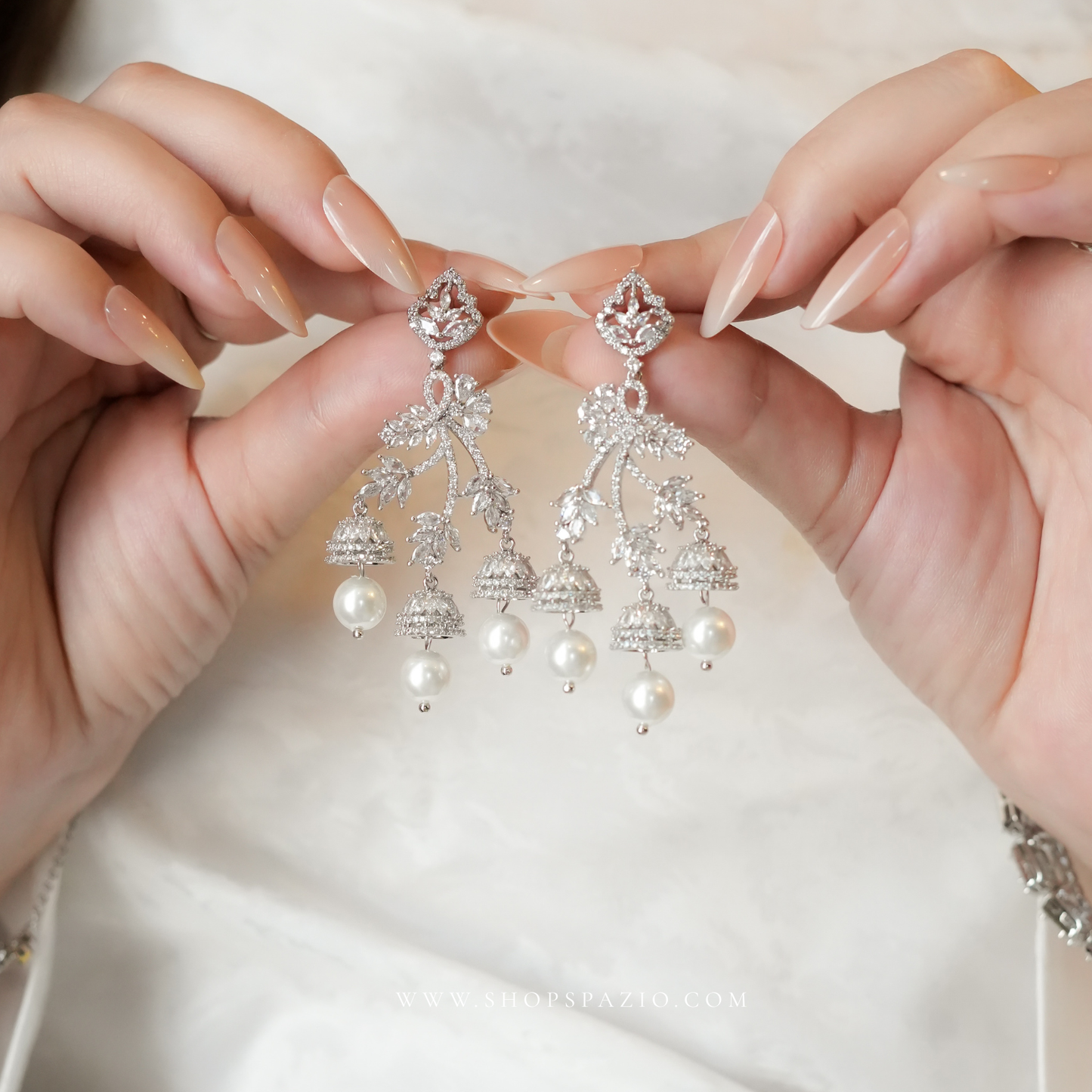 Imperial Pearl Chandelier Earrings