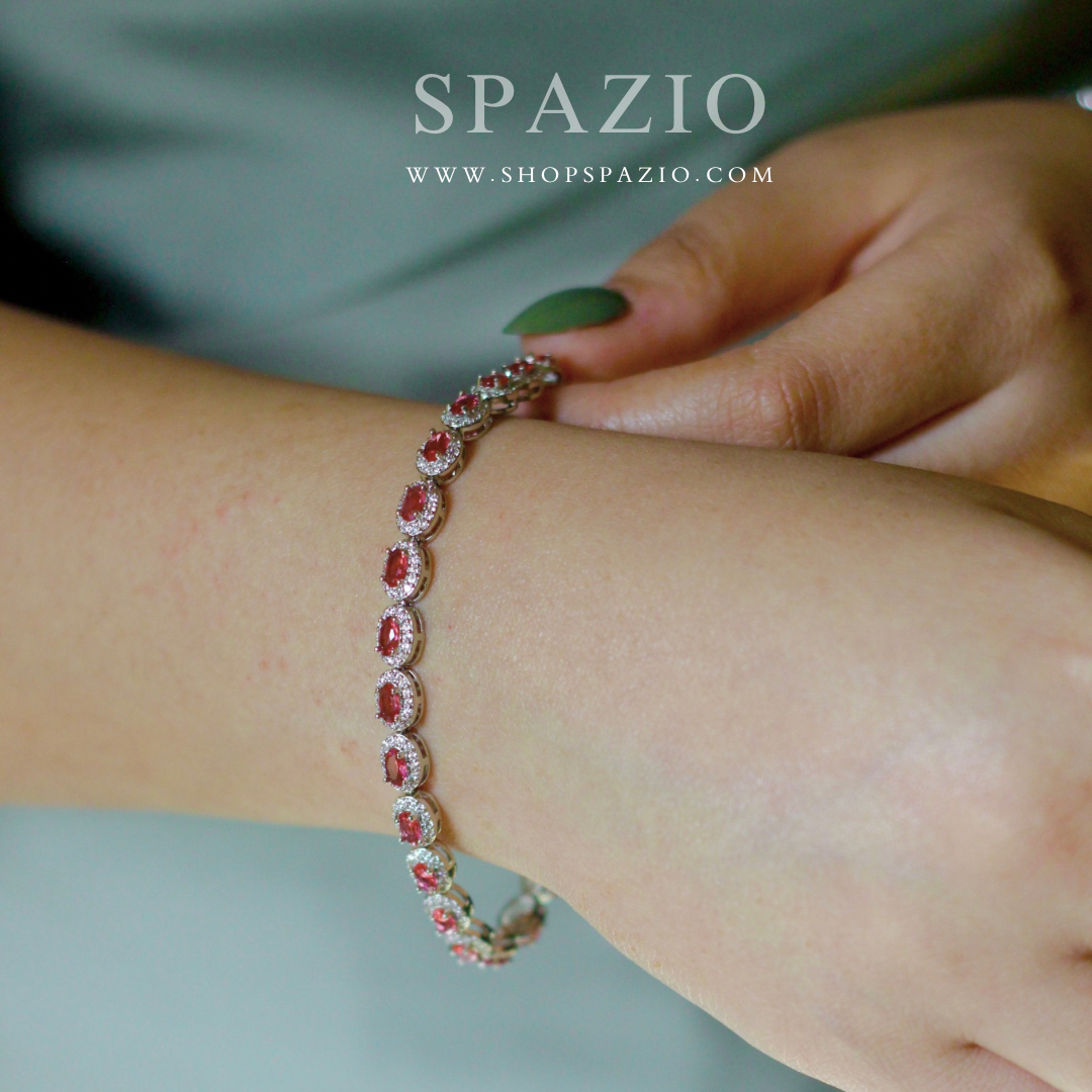 Scarlet Glow Bracelet