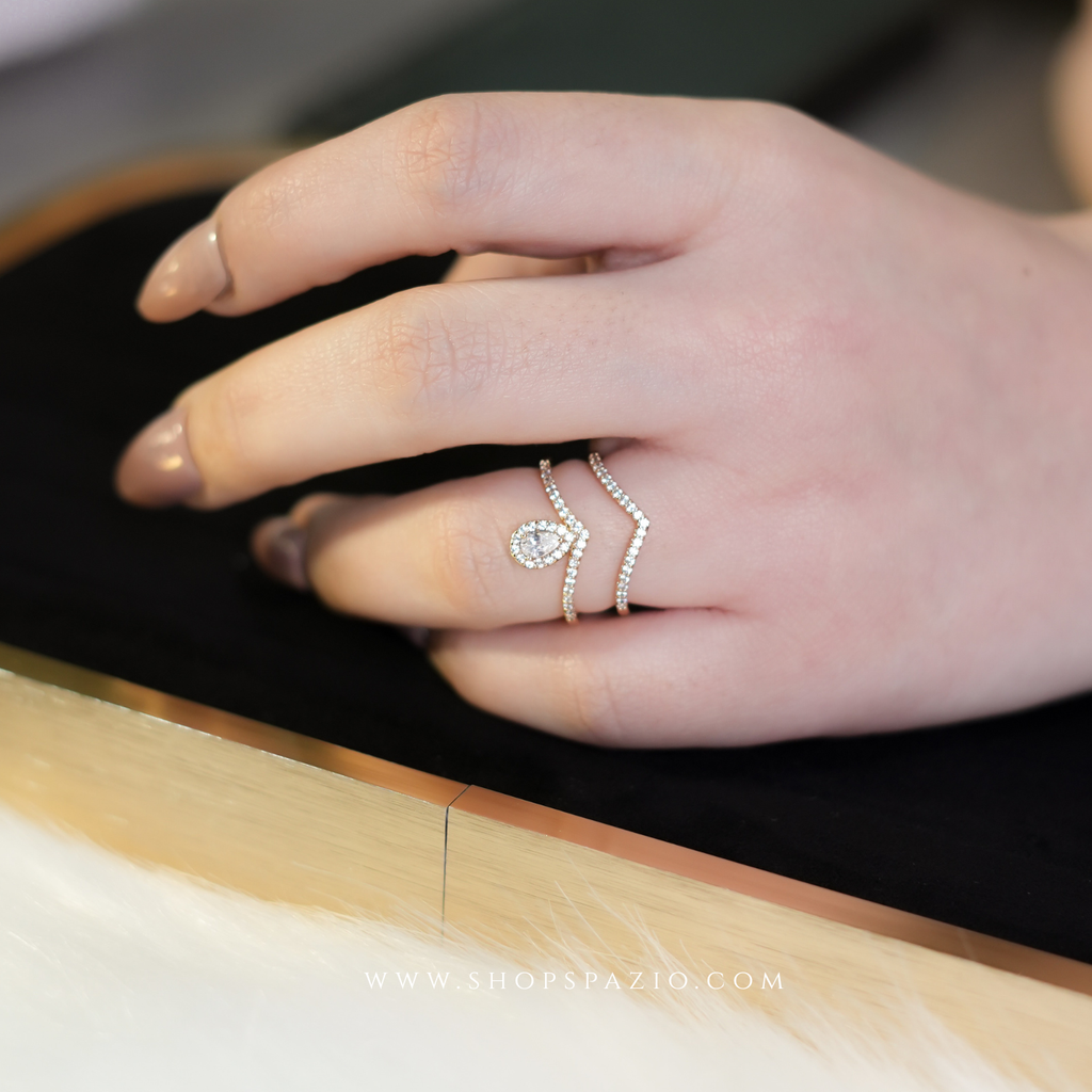 Aurielle Duo Ring Set